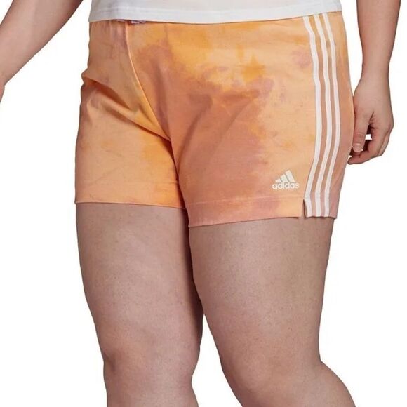 ADIDAS Women's Tie-Dyed Effect Shorts summer short - Picture 5 of 10